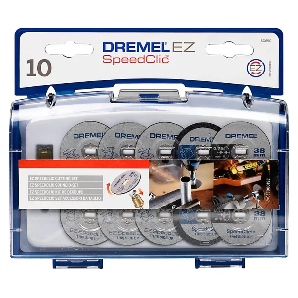 Castorama 10 Disques à Tronçonner Dremel SpeedClic 1