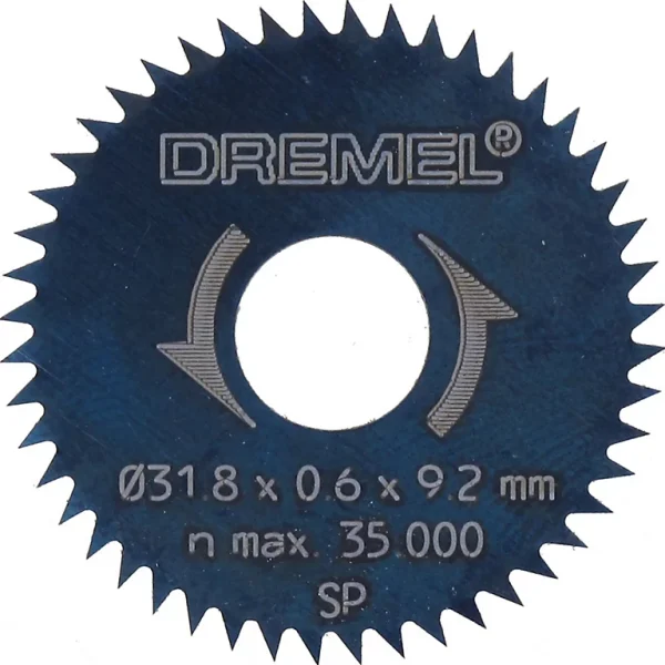 Castorama 2 Lames De Scie Circulaire Dremel 31.8 Mm 1