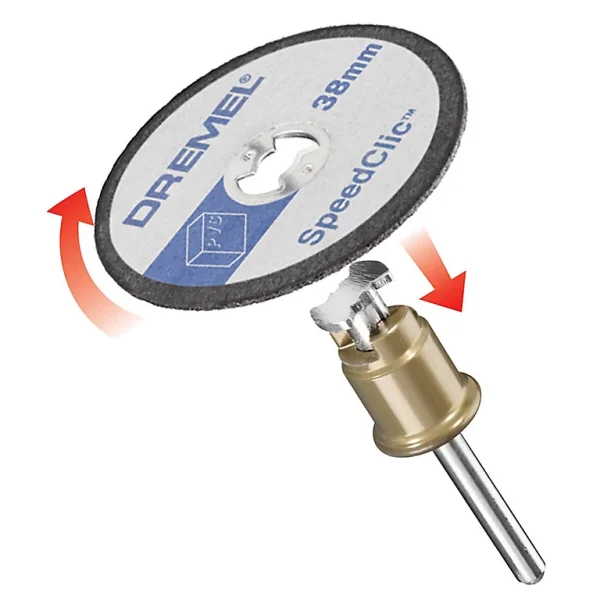Castorama 5 Disques Métaux à Tronçonner Dremel SpeedClic 38 Mm 1
