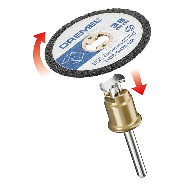 Castorama 5 Disques Plastique à Tronçonner Dremel SpeedClic 38 Mm 1