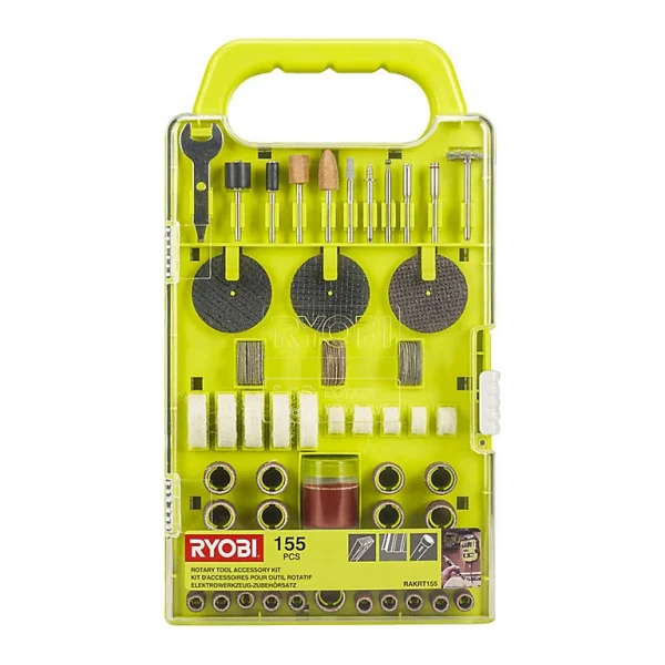 Castorama Accessoire Pour Mini-outils Ryobi RAKRT155, 155 Pièces 1