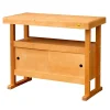 Castorama Etabli Bois Outifrance 2 Portes Coulissantes Rangement 80 Litres L.100 X L.50 X H.90 Cm 7