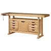 Castorama Etabli De Menuisier En Bois Outifrance 1 Porte 8 Tiroirs L.175 X L.50 X H.82 Cm 5