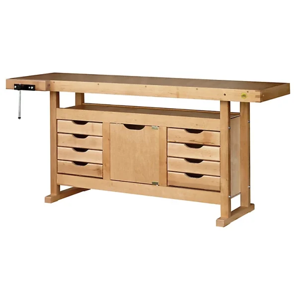 Castorama Etabli De Menuisier En Bois Outifrance 1 Porte 8 Tiroirs L.175 X L.50 X H.82 Cm 1
