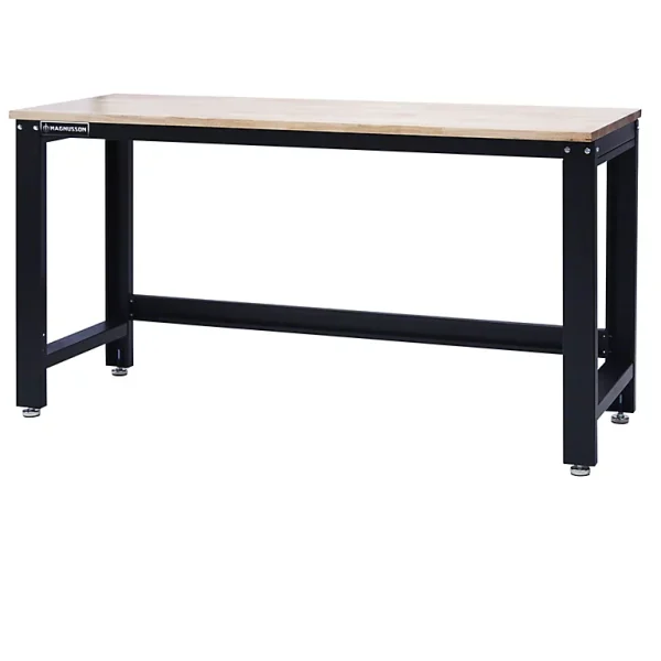 Castorama Etabli De Travail En Acier/bois Magnusson L.160 X L.60 X H.87 Cm Charge Maxi 150 Kg 1