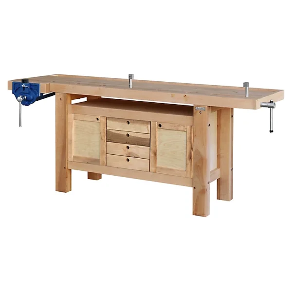 Castorama Etabli En Bois Massif Professionnel 2 M 1