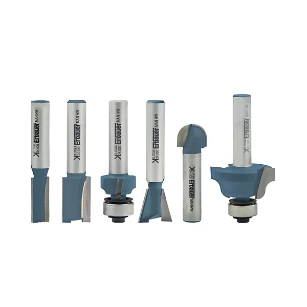 Castorama Fraise De Défonceuse Erbauer 8 Mm, En Coffret De 6 Pièces 1