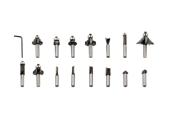 Castorama Fraise De Défonceuse Universal 8 Mm, En Coffret De 15 Pièces 1