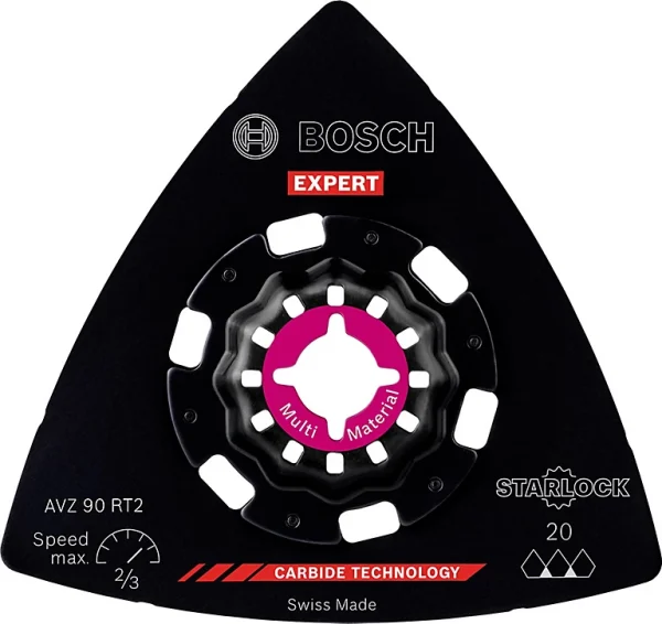 Castorama Plateau De Ponçage Carbure Bosch Starlock AVZ90RT2 1